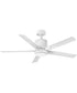 Vail 52" LED Smart Fan Matte White