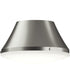 Avra Medium 2-Light Flush Mount with Etched White Glass Shade Brushed Nickel