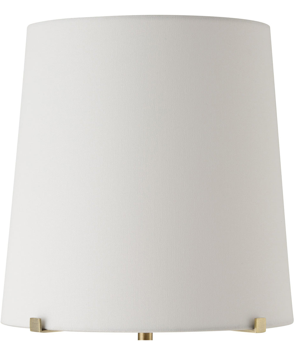 Sepia Brown Marble Buffet Lamp