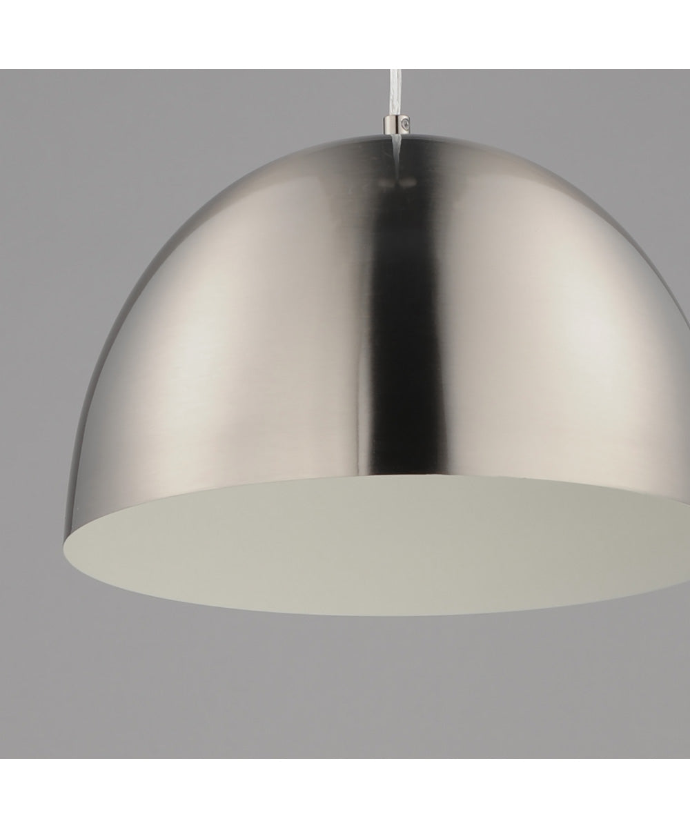 Tova 14 inch Pendant Satin Nickel