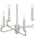 Summit 6 Light Chandelier Brushed Nickel