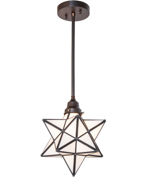 10" Wide Moravian Star Pendant
