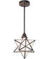 10" Wide Moravian Star Pendant