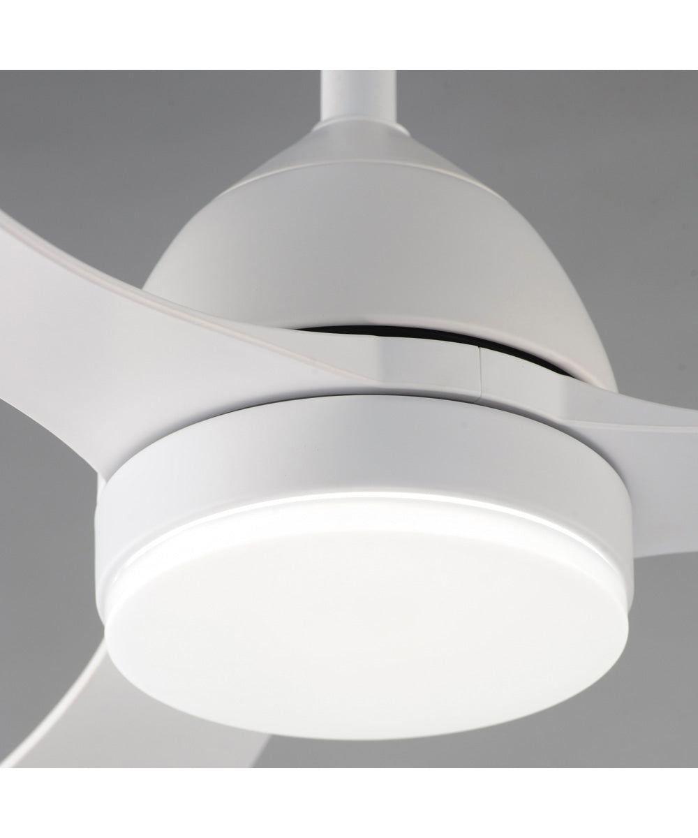Drifter 52 inch Outdoor Fan w LED Matte White