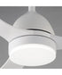 Drifter 52 inch Outdoor Fan w LED Matte White