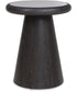 Bracken Round End Table French Black