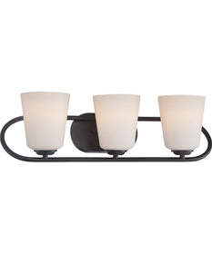 24"W Dylan 3-Light Vanity & Wall Mahogany Bronze