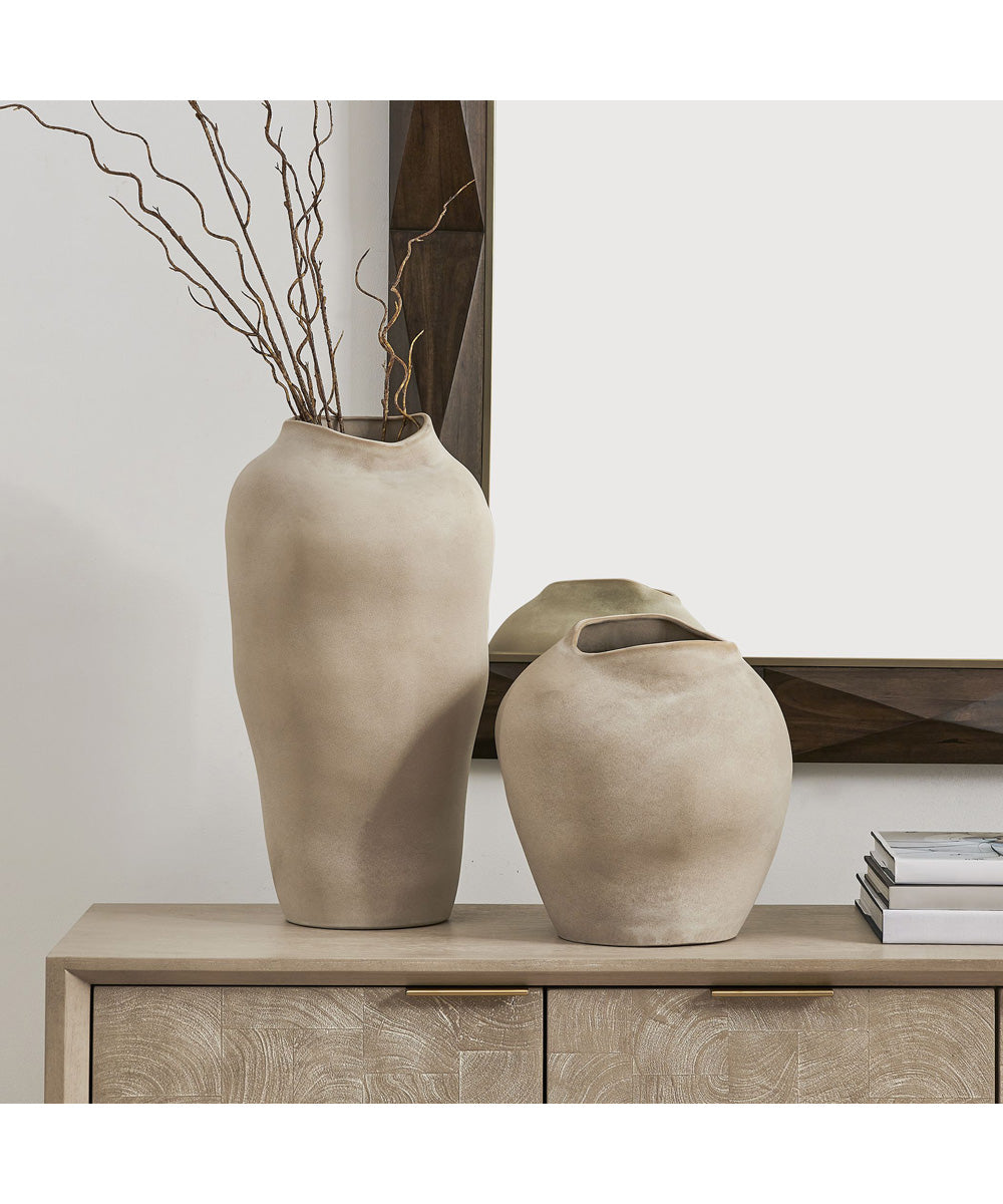 Shadow Play Indoor-Outdoor Vases, Set of 2