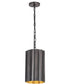 Allegra 1-Light Mini Pendant Gunmetal / Gold