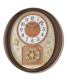 18"H Melodies in Motion Clock  18 Hi Fi Melodies Rotating Pendulum