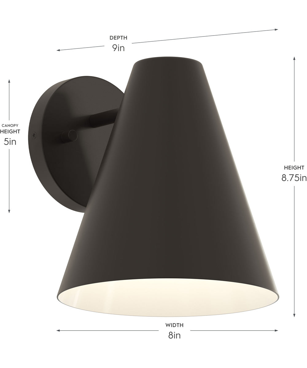 Mik Large Outdoor Wall Light Antique Bronze