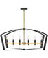 Sammi 6-Light Large Six Light Linear in Black