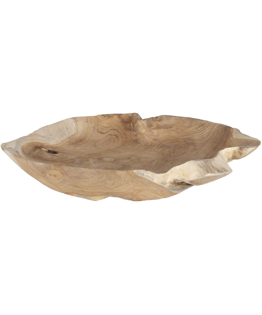 Organic Embrace Outdoor Teak Bowl