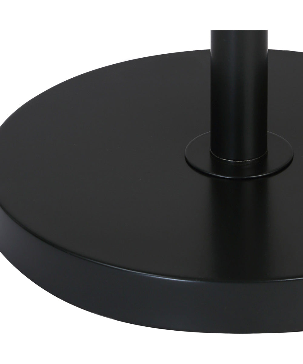 Floor Lamp in Sleek Black with 3 LED arms