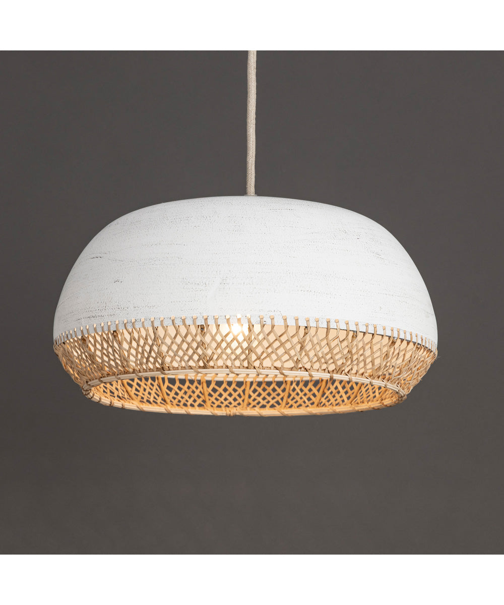Tamba Large 1-Light Pendant Ivory