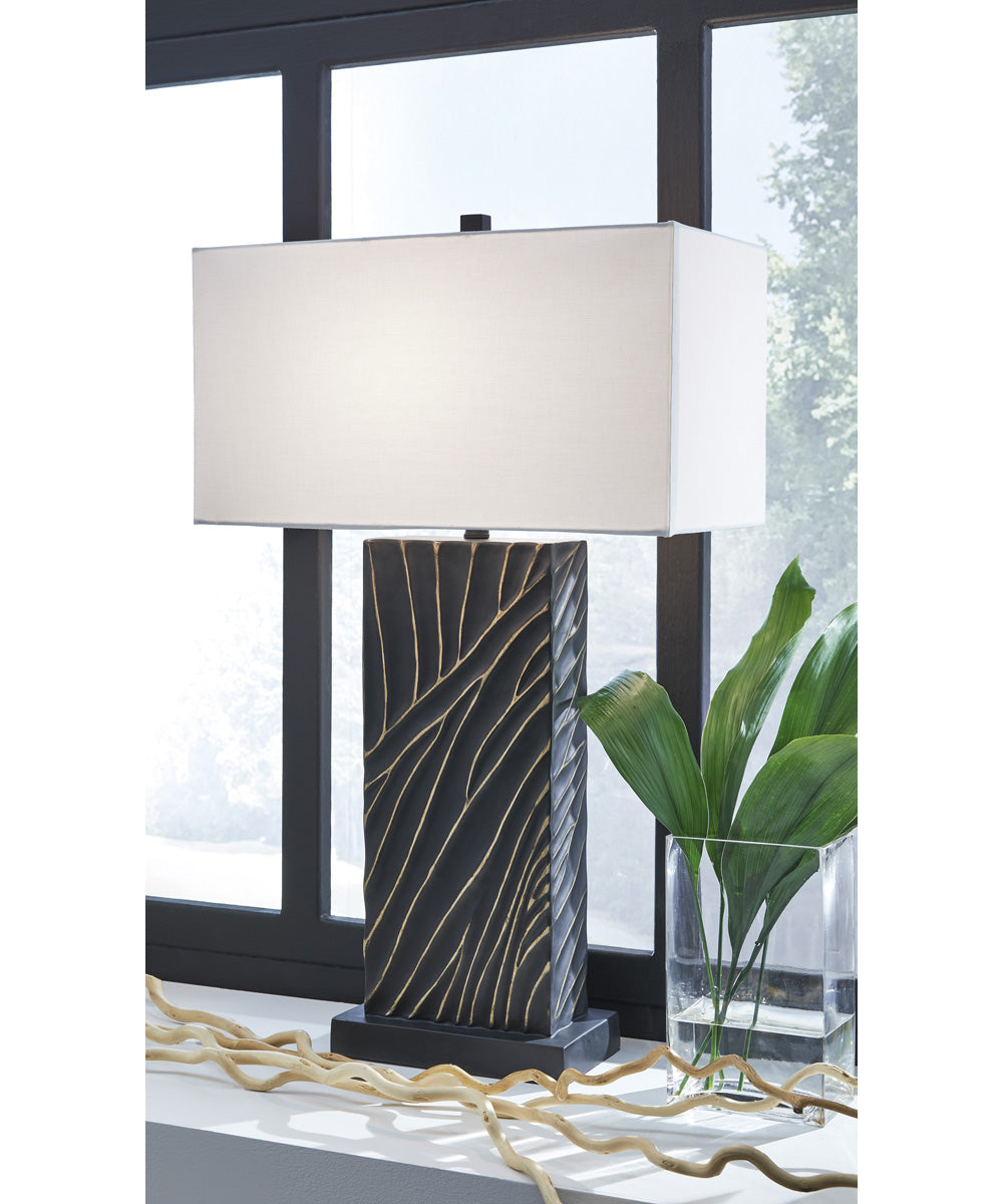 Bartlen Poly Table Lamp Black/Gold