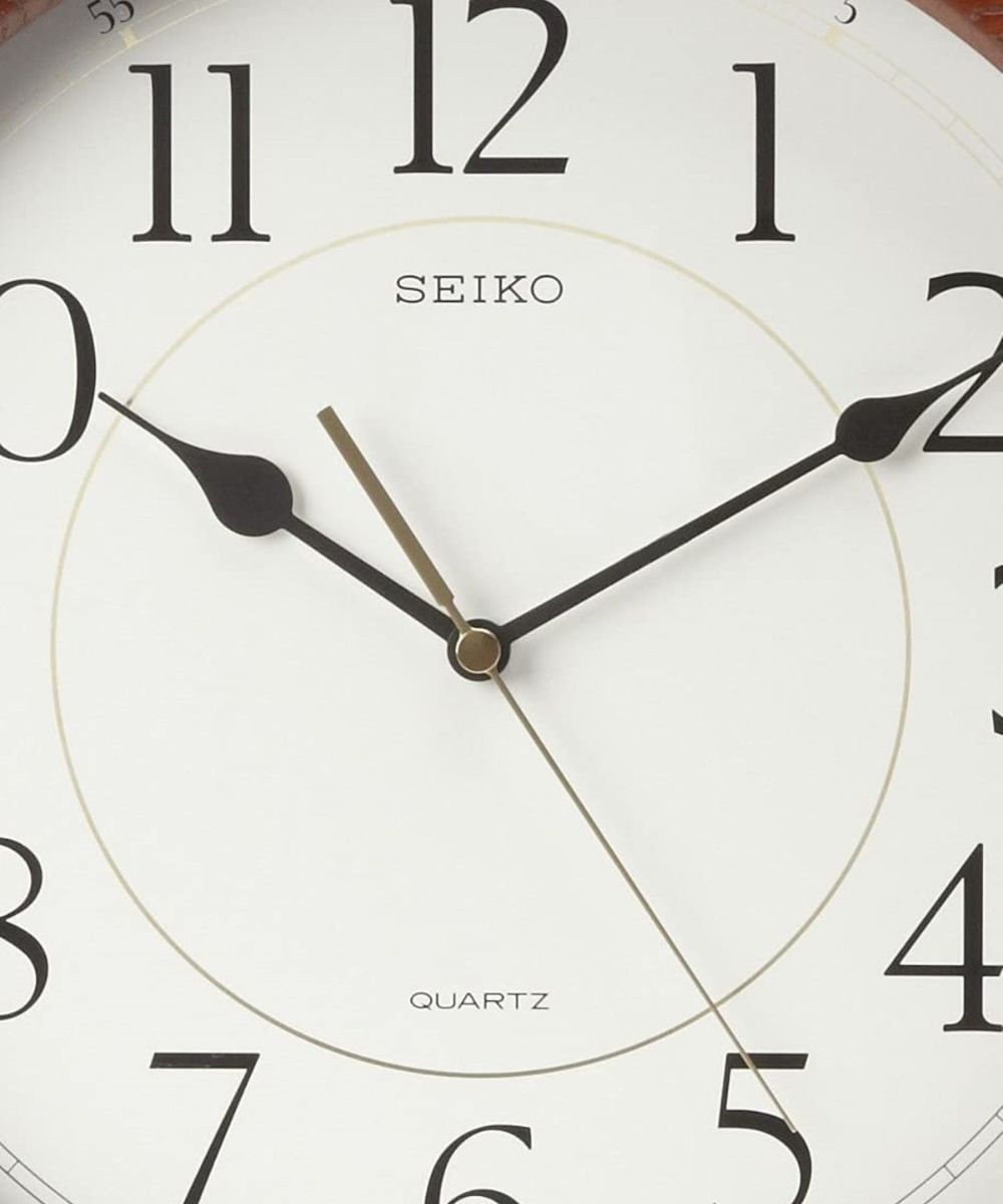 Medium Brown Wood Wall Clock