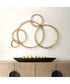 Golden Bubbles Metal Wall Decor