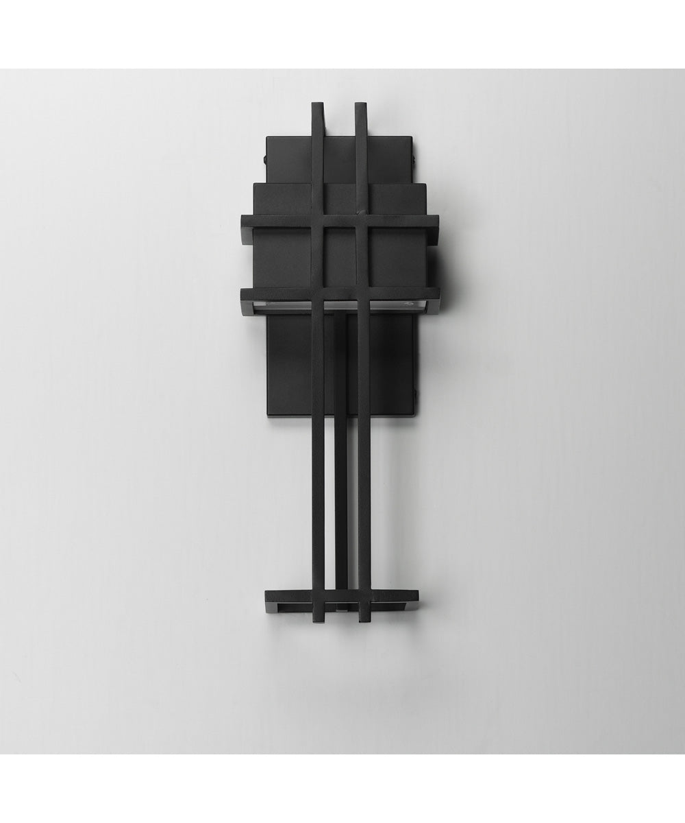 Prairie 17 inch LED Outdoor Wall Sconce Black