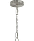 Jheni 6-Light Chandelier with Clear Glass Shades Brushed Nickel