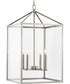 Hillcrest 4-Light Transitional Hall & Foyer Light Brushed Nickel