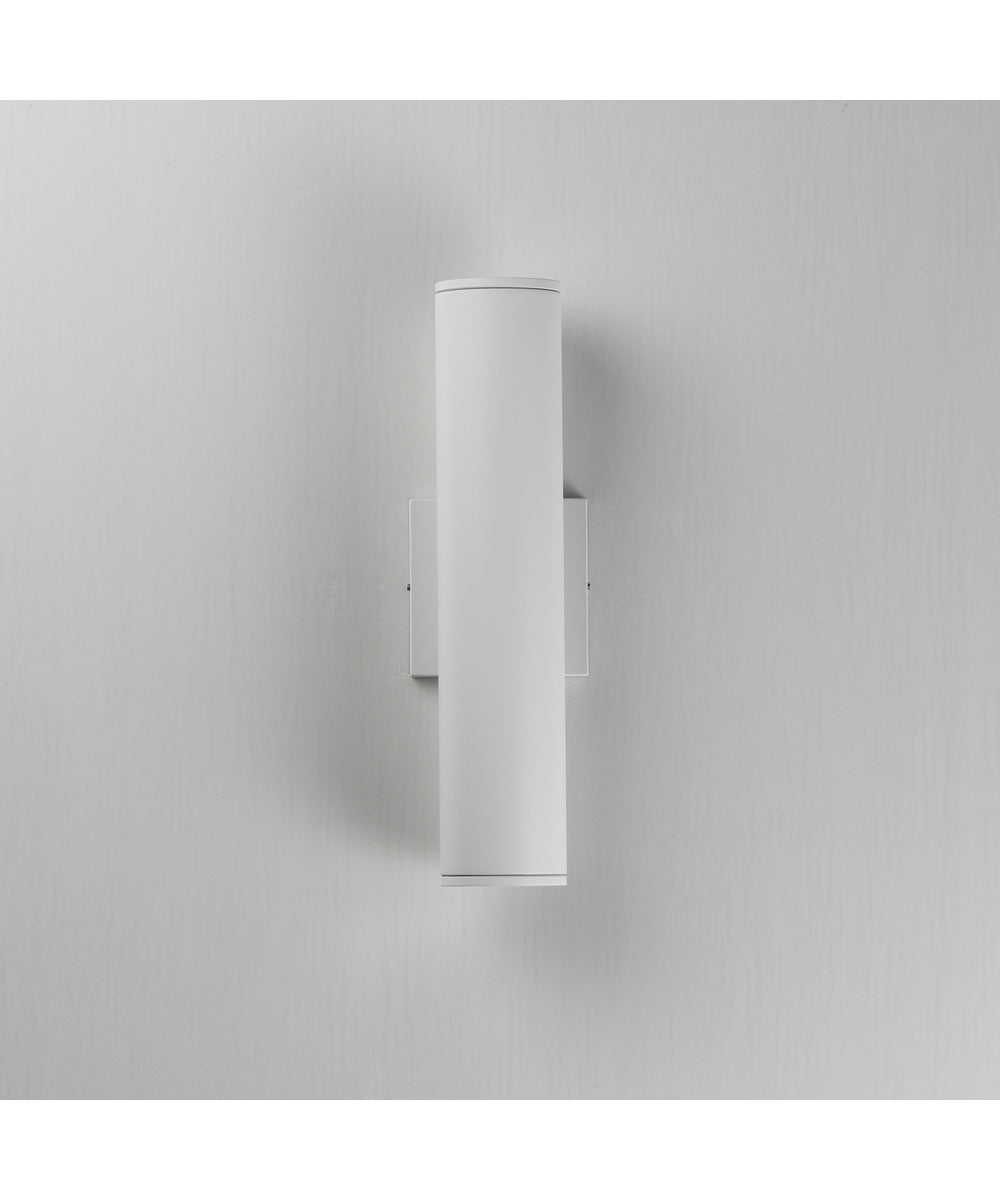 Caldera Outdoor Wall Sconce - 15 inch White