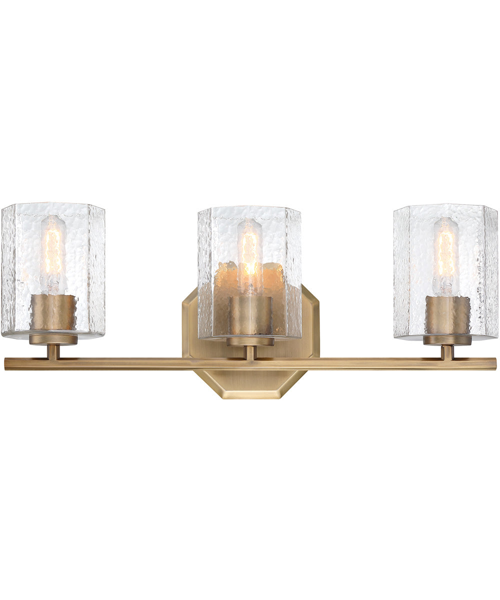 Haven 3 Light Vanity Old Satin Brass