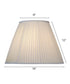 8x16x12 Off White Side Pleat Camelot Empire Softback Lampshade