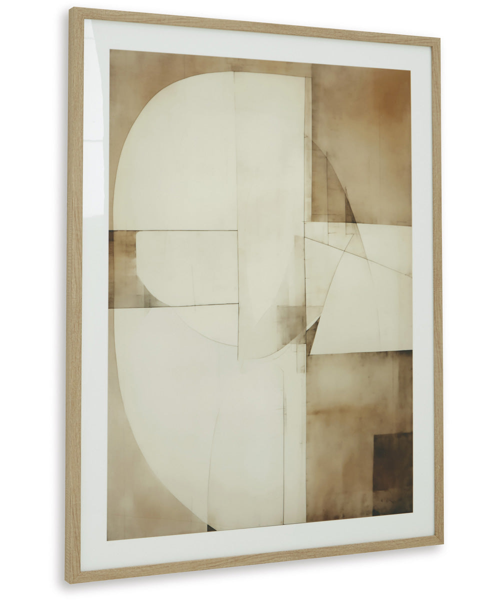 Corlain Wall Art Brown/Tan/White