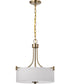 Liam 3-Light Pendant Burnished Brass