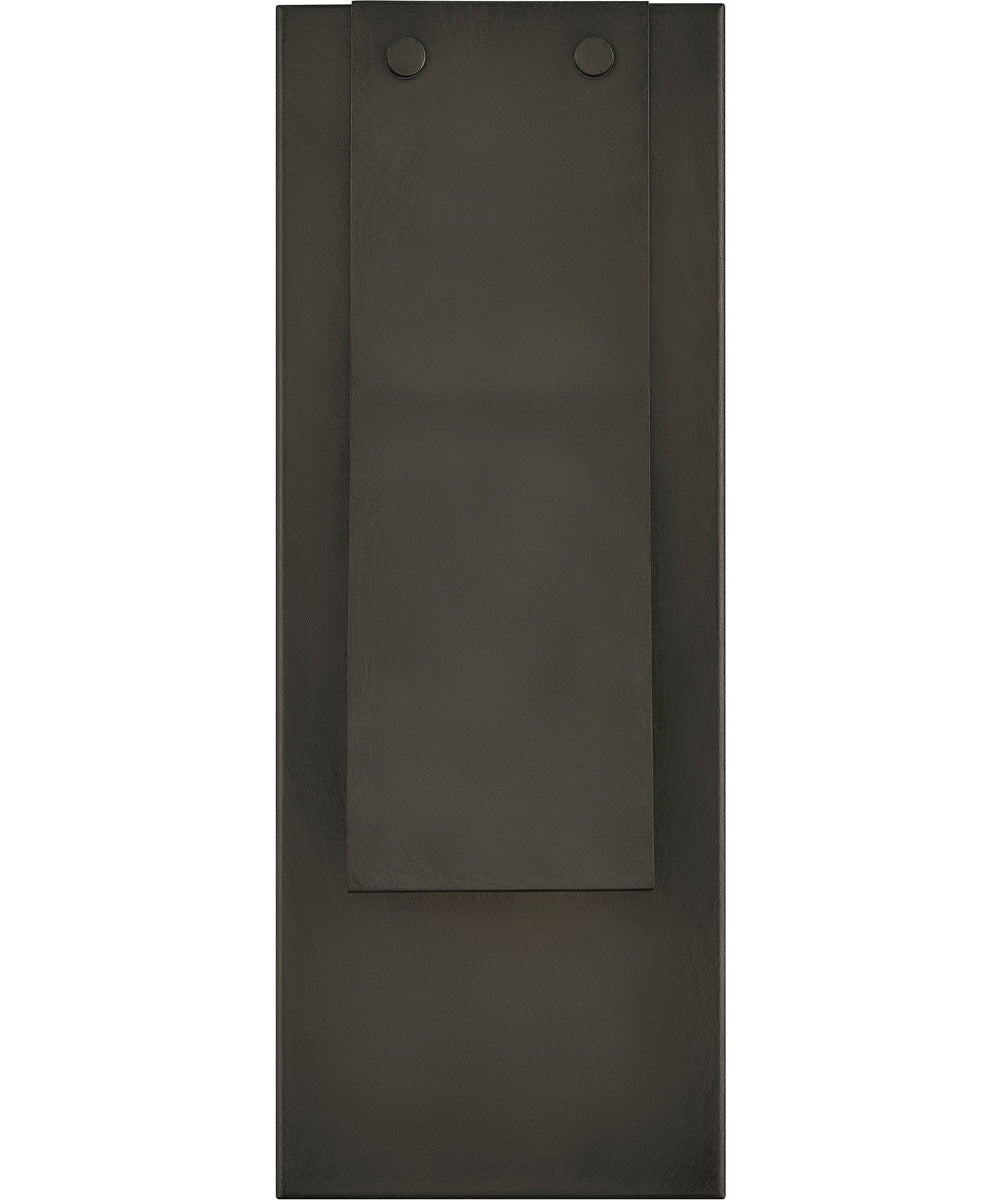 Fold LED-Light Medium Wall Mount Lantern in Black Oxide