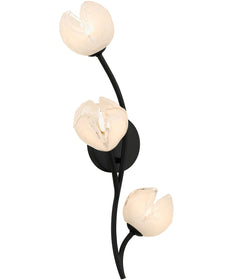 Walker 3-light Wall Sconce Matte Black