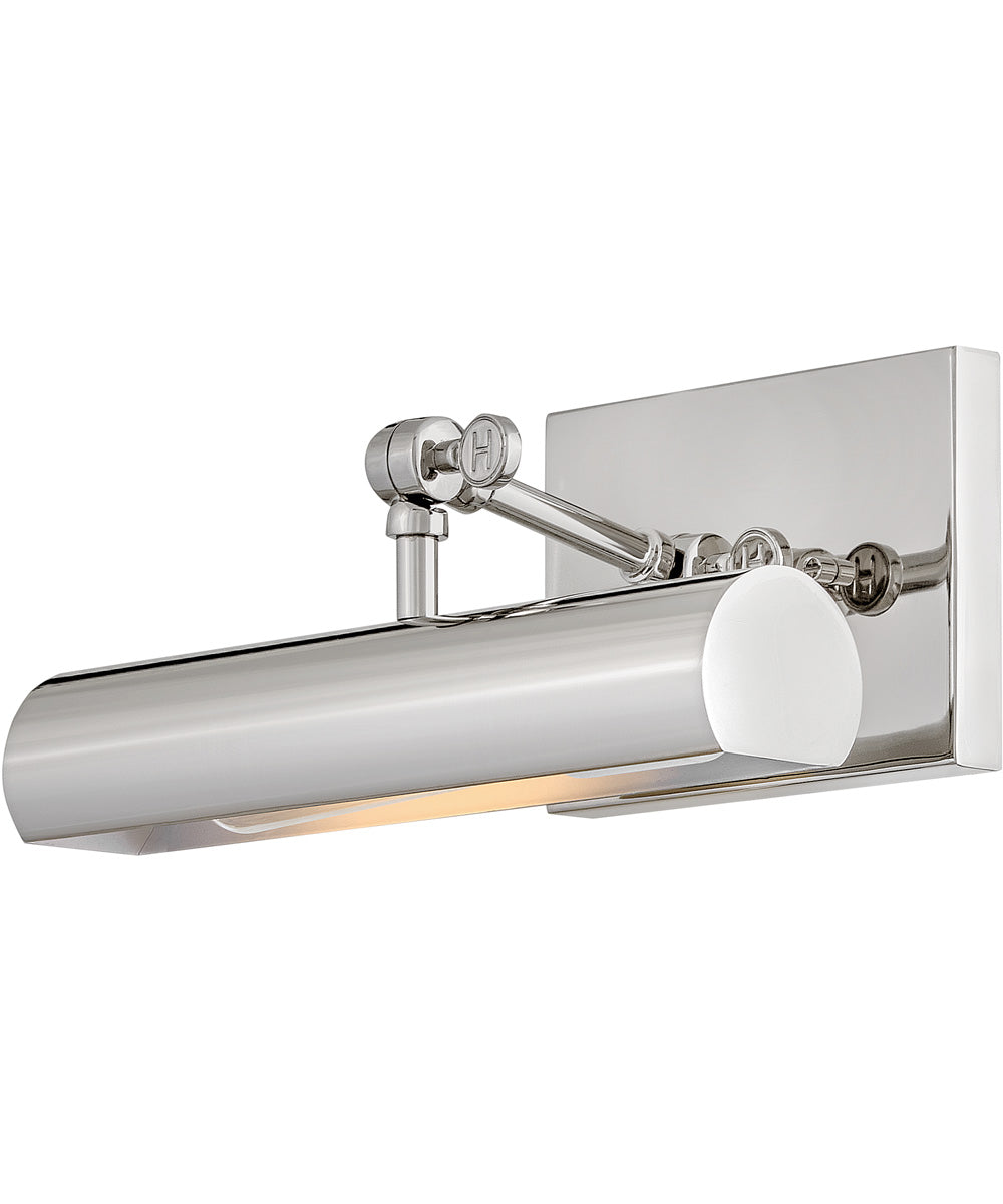 Stokes 1-Light Small Adjustable Accent Light in Polished Nickel