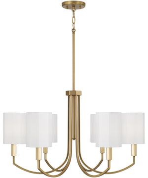 Adrian 6-Light Chandelier Aged Brass
