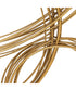 Golden Bubbles Metal Wall Decor