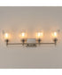 Julip 4-Light Bath Vanity Satin Nickel