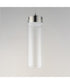 Highball Clear LED Pendant Satin Nickel