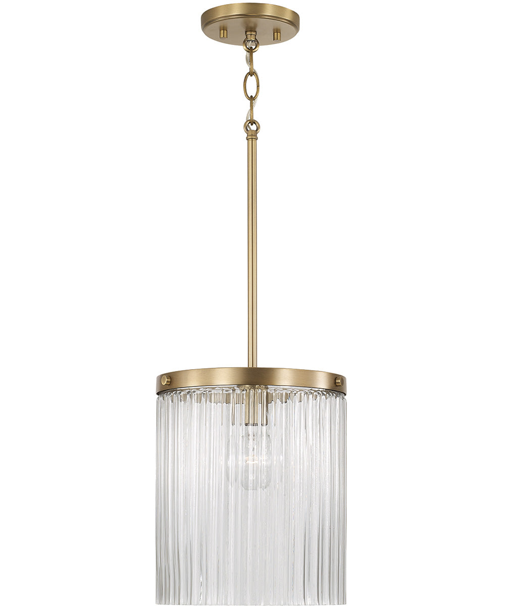 Vaughn 1-Light Pendant Aged Brass