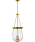 Boliver 3-Light Pendant Vintage Brass
