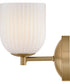 Ava 3-Light Medium Three Light Vanity in Lacquered Brass