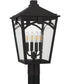 Jaxon 4-light Outdoor Post Light Western Bronze