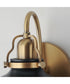 Hollis 1-Light Sconce Natural Aged Brass
