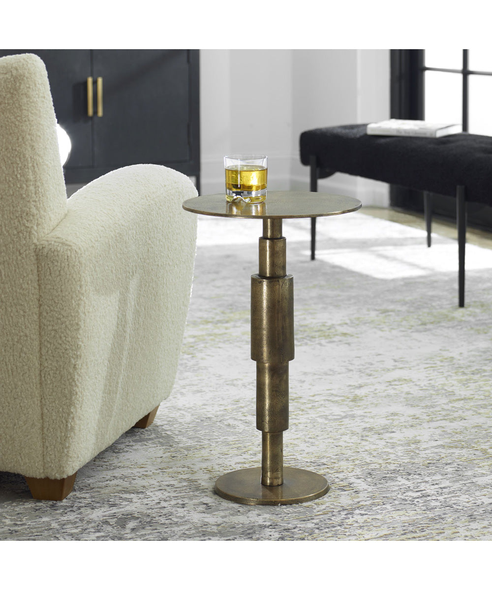 Descend Gold Accent Table