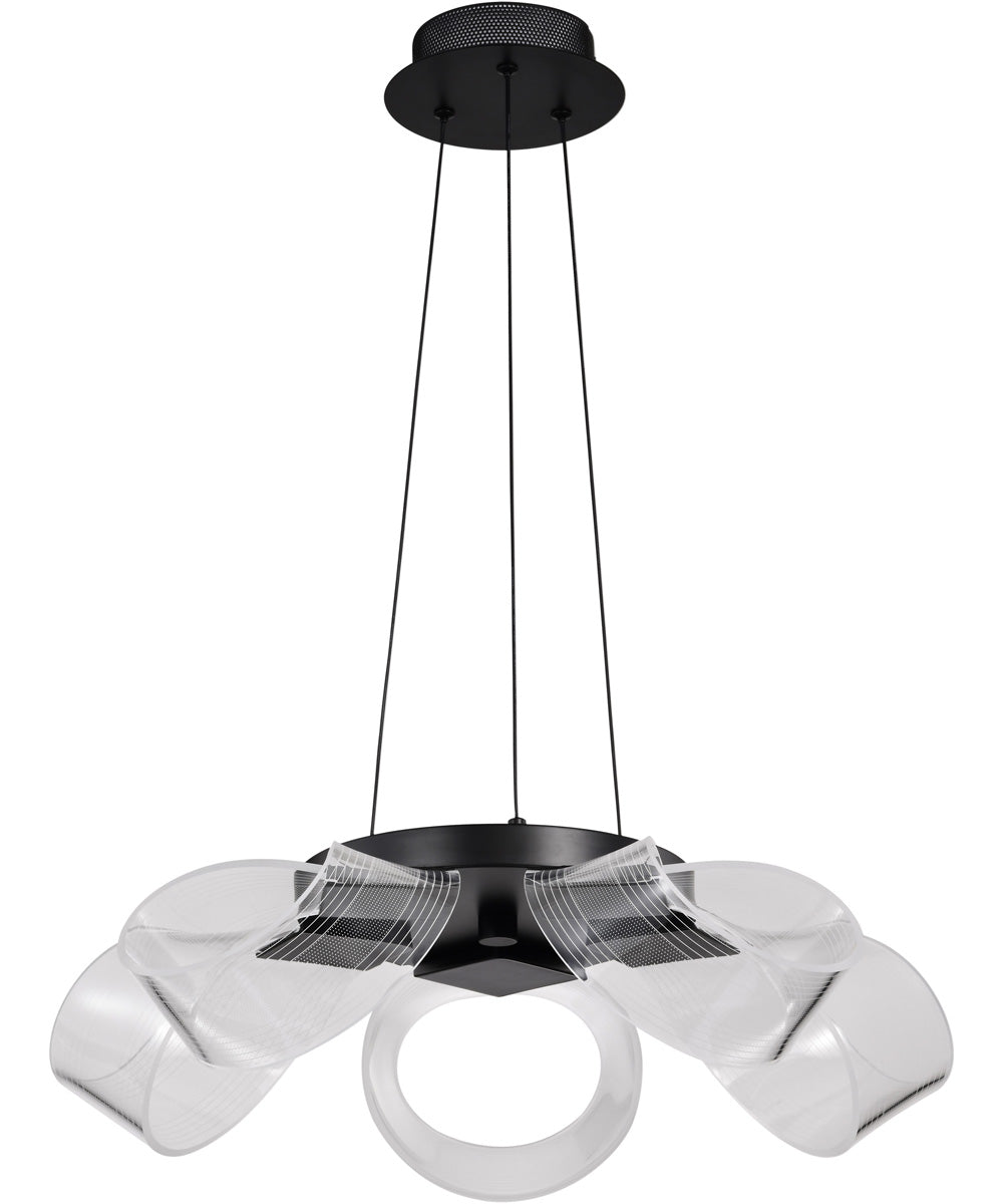 Barnett  Chandelier Matte Black