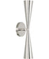 Levi 2-Light Sconce Polished Nickel