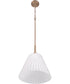 Pleated II 1-Light Lighting Premium Bronze