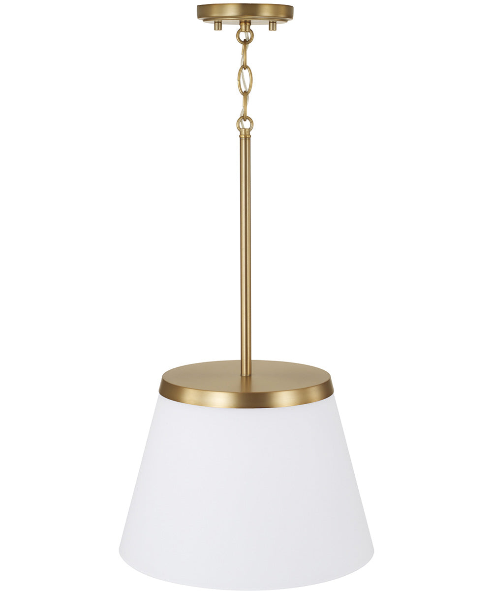 Drake 1-Light Pendant Aged Brass