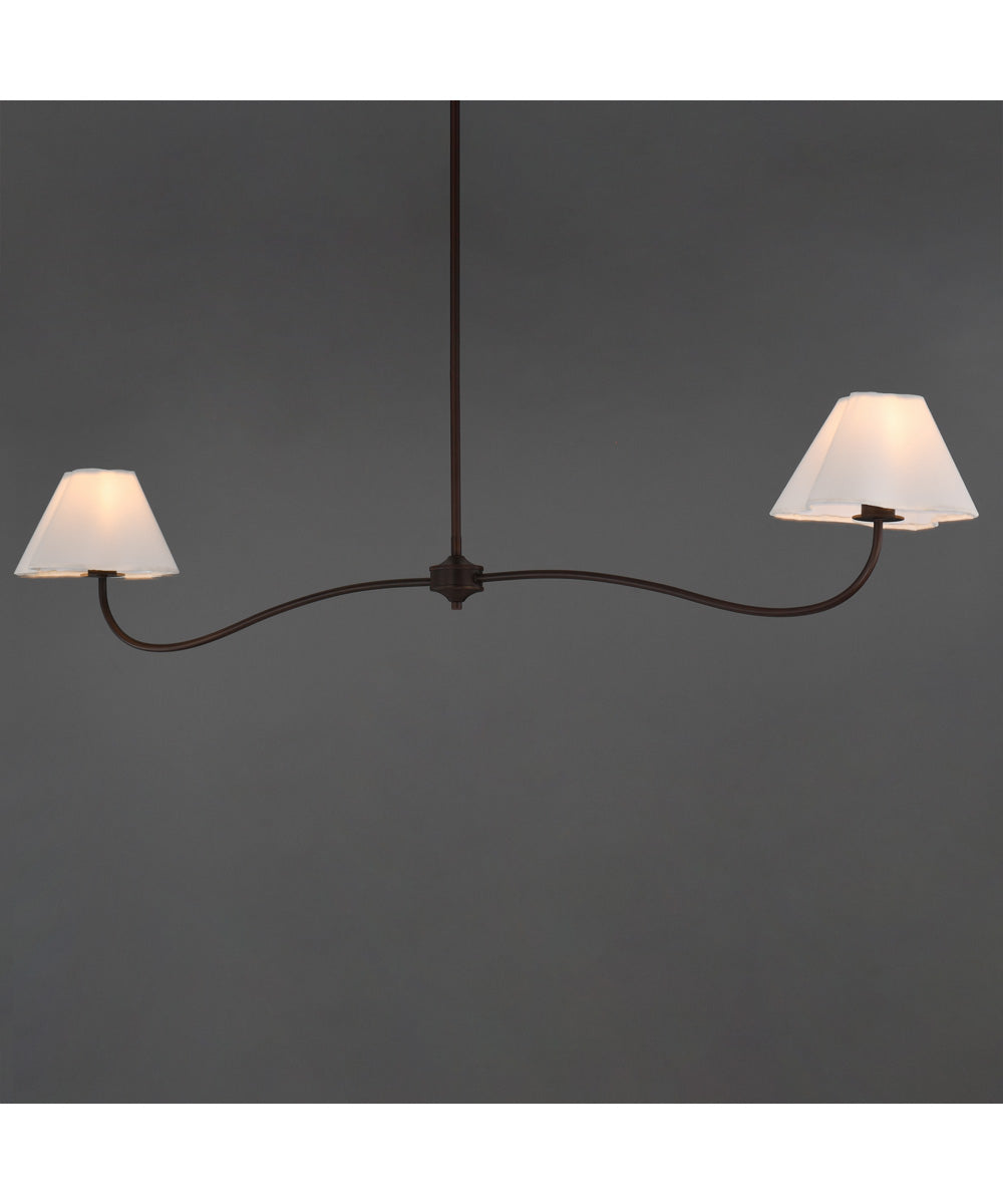 Saxon 2-Light Pendant Oil Rubbed Bronze