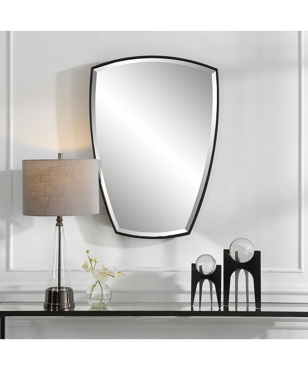 Crest Curved Iron Mirror