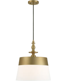 Ava  1 Light Pendant Brushed Gold